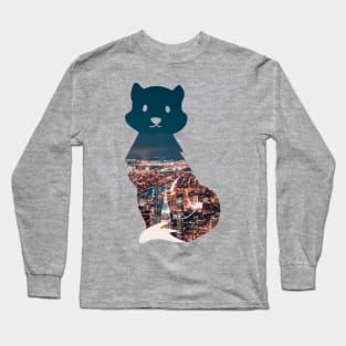 City fox pattern - wanderlust Long Sleeve T-Shirt